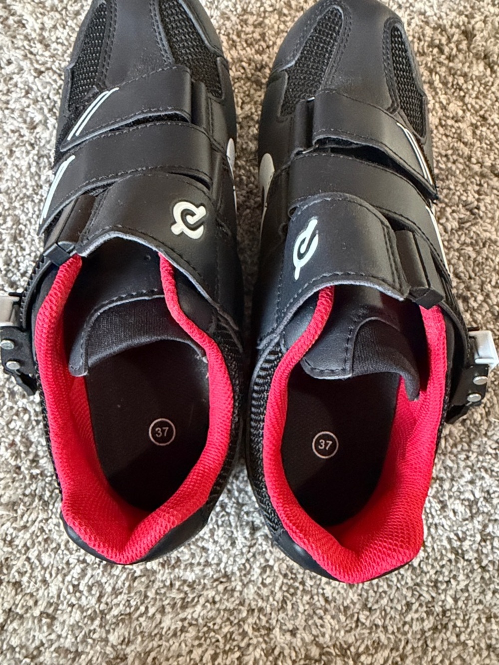 Peloton Black Cycling Shoes size 37 - Picture 3 of 4
